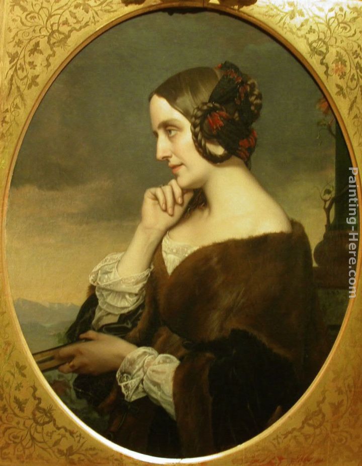 Henri Lehmann Portrait de Marie d'Agoult